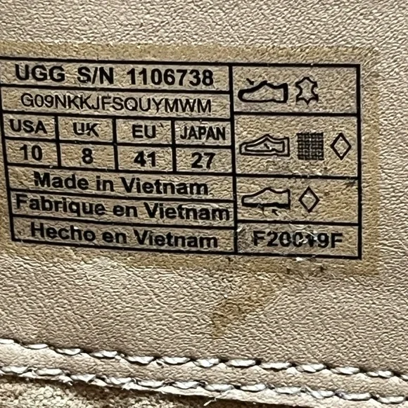 Ugg Bandara Tall Leather Boots size 10 - Picture 14 of 16